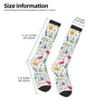 thumbnail image 2 of Daiia Sports Socks Chemical Flasks And Test Tubes Printed Novelty Crew Socks for Men Women Knee High Socks Cotton Socks Soft & Breathable Support Unisex Socks, 2 of 9