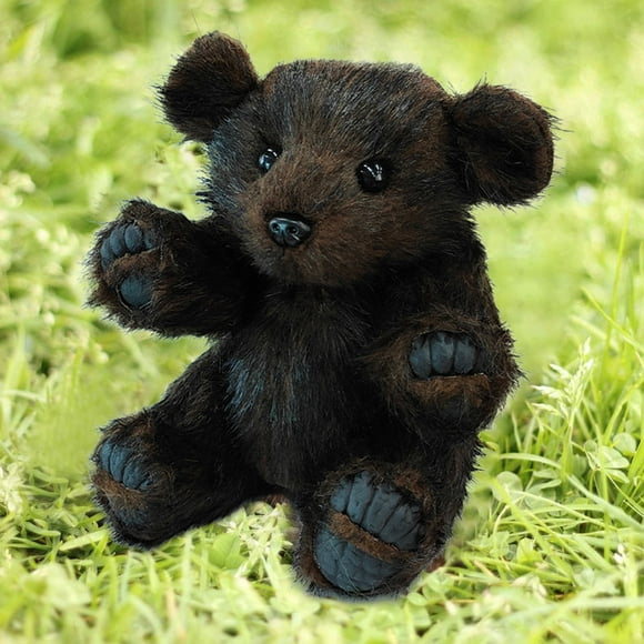 Saving Sale! Cameland Simulation Model Simulation Little Black Bear Model Plush Toys
