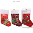 thumbnail image 3 of Grinch Christmas Decorations Grinch Decor the Grinch Christmas Socks Decoration Christmas Eve Children's Candy Gift Bag, 3 of 4