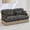 khaki + Chenille + 2 Seat, variant on Comfy Chenille Leopard Print Loveseat Sofa, Modern Modular Sectional Couch with Delicate Tassel Edge, Ergonomic Deep Seat Design, Easy Assembly Fashion Furniture for Living Room,Beige