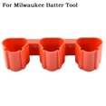 thumbnail image 1 of 1PC Plastic 3 Slots Battery Holder For Power Tools 10.8V 12V Batteries Power Tool Accessories Storage Holder, 1 of 9