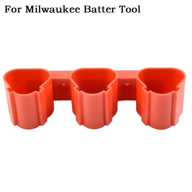 1PC Plastic 3 Slots Battery Holder For Power Tools 10.8V 12V Batteries Power Tool Accessories Storage Holder
