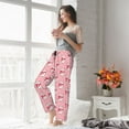 thumbnail image 5 of Naloa pink Scarf bear Pajamas Pants for Women, Lounge for Women,Women’s Pajama Lounge Pants-Medium, 5 of 6
