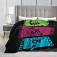 thumbnail image 4 of The Powerpuff Girls Bed Blanket Air Conditioner Quilt Ultra Soft Flannel Blanket All Season Fuzzy Blanket Reversible Fluffy Plush Blanket 40"X30", 4 of 8