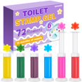 thumbnail image 1 of Sello de gel para inodoro AstrivixDD, 6 aromas, paquete de 72 sellos, 1 of 7