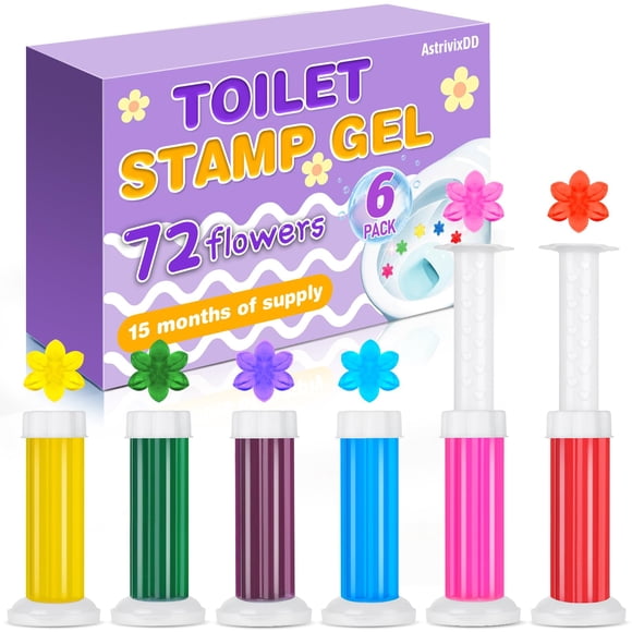 Gel limpiador para inodoros AstrivixDD AstrivixDD AstrivixDD, paquete de 6