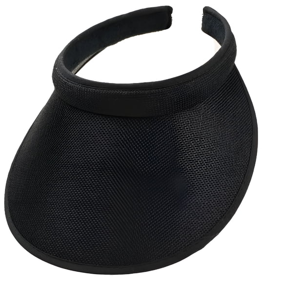 TELOLY Women'S Slip-On Sun Visor Hats Stylish Holiday Wide Brim Straw Visors Summer Beach Hat,Black