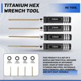 thumbnail image 5 of 4 Pcs 1.5 / 2.0 / 2.5 / 3.0 mm Hex Screwdriver Set Titanium Hex Wrench Tool Set for Multi-Axis FPV R, 5 of 5