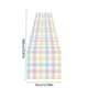 thumbnail image 3 of Banderas de mesa de Pascua para decorar la mesa del comedor | Diseño de conejito, huevos y flores | Camino de mesa primaveral colorido de 180 x 32 cm | Decoración para fiestas y festividades, 3 of 6