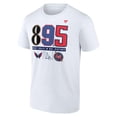 thumbnail image 2 of Men's Alexander Ovechkin White Washington Capitals NHL All-Time Leading Goal Scorer 895 T-Shirt, 2 of 4