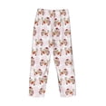 thumbnail image 3 of Lsque Dachshund Dog Puppy Print Men's Pajama Pants, Lounge Pant - Comfortable Home Wear,Elastic Waistband, Stylish Design-Small, 3 of 9