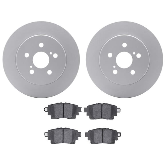 Rear Brake Pad and Rotor Kit - Compatible with 2020 - 2024 Toyota Corolla 2021 2022 2023