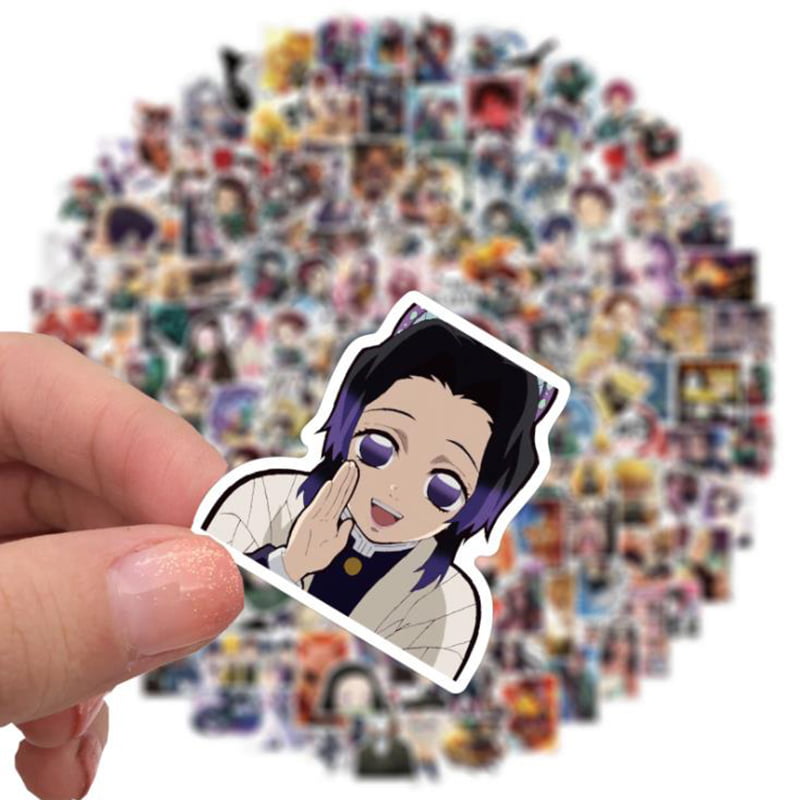 Sticker hình dán Sticker anime Manga Kimetsu No Yaiba Thanh gươm diệt quỷ |  Shopee Việt Nam