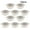 Silver 25Mm, variant on 10X Metal Cabinet Cupboard Round Air Vent Grill Cover Ducting Ventilation Home Silver 29Mm
