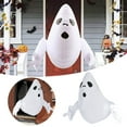 thumbnail image 2 of TIELUTT 70CM Halloween White Fear Outdoor Halloween Festive Toys Fear Inflatable Ornaments Xmas Halloween Inflatable Fort Inflatable Pool Slide Waving Inflatable Inflatable Roster Jousting Set Inflat, 2 of 8