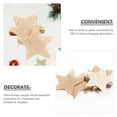 thumbnail image 4 of Christmas Tree Decorations 20 Pcs Pendant Craft Burlap Fabric Cutouts Pieces Ornaments Round Crafts Numb, 4 of 6