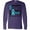Purple, variant on Inktastic Ovarian Cancer I Wear Teal Ribbon Tribute Long Sleeve T-Shirt