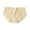 Beige, variant on Lunuaoe Women's Ice Silk Seamless Panties, Invisible Breathable Underwear, Thin Plus Size Briefs