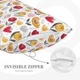 thumbnail image 3 of Pofeuu Tulips Flowers Print Polyester Microfiber Plush Pillowcases, Super Soft and Cozy Pillow Case Covers with Envelop Closure（Pillow core not included）-14"x20", 3 of 6