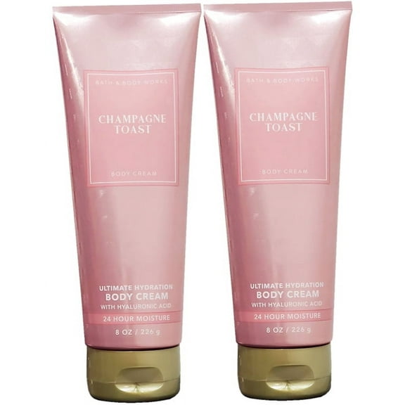 Bath & Body Works Champagne Toast Ultimate Hydration Body Cream 8 oz. set of 2