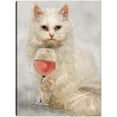 thumbnail image 1 of Cuadro Decorativo - Hora feliz felina Jr Impresión en canvas, estrechado., 1 of 1