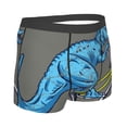 thumbnail image 3 of Naloa Fun Riding Dinosaur Print Mens Underwear - Boxers for Men, Classic Briefs for Men, 3 of 9