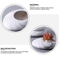 thumbnail image 2 of Creative Desktop Flowerpot Chic Tabletop Flowerpot Elliptical Pebble Flower Pot, 2 of 4