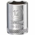 thumbnail image 1 of Juego de enchufes DEWALT DWMT86307OSP, unidad de 3/8 pulgadas, 12 mm, 6 puntos, 1 of 1