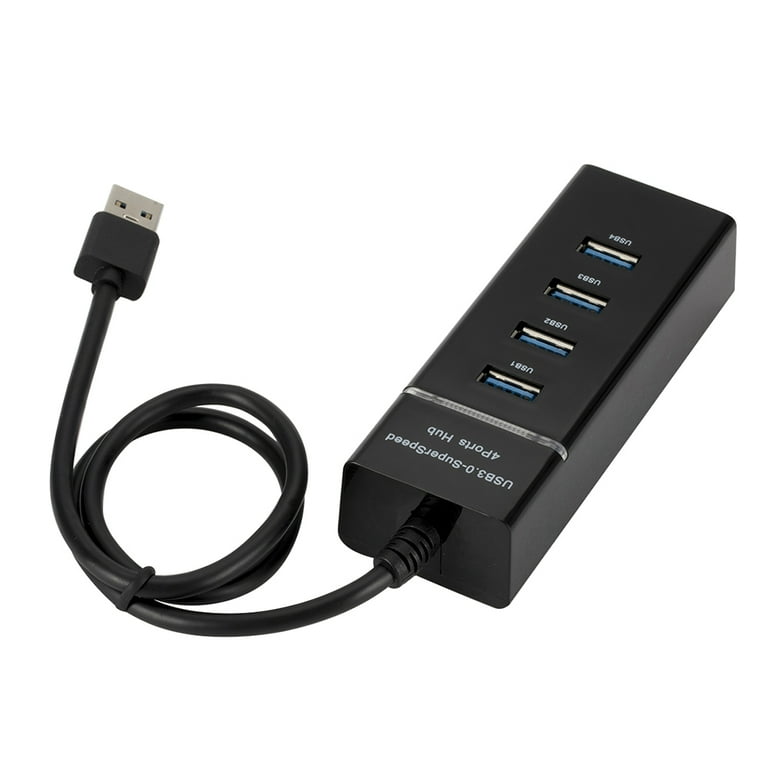 HUB USB 3.0 5Gbps 4 ports Multiprise Multi Chargeur Câble pour PC Laptop