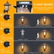 thumbnail image 2 of Luces solares de pared para exteriores Moodyfei con sensor de movimiento IP65, 2 of 9