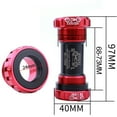 thumbnail image 2 of MTB Mountain Bike Bicycle Cycling Ceramic Thread Bottom Bracket 68mm/73mm, 2 of 8