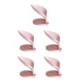 thumbnail image 3 of ziyahi Portable Soap Rack Leaf Shape Soap Cleaning Sponge Holder Drain Box Soap Drying Stand Rack with Suction Cups Soap Storage Box pink 5Set, 3 of 6