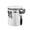 White, variant on 40.6 oz Stainless Steel Coffee Canister with One-Way Valve – Airtight Coffee Bean Storage Container, Date Tracking Lid, with Scoop, for Dry Food, Coffee, Sugar and Pantry Organization