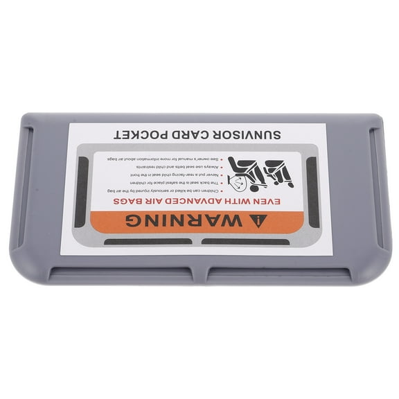 Visor Organizer Auto Visor Holder Interior Accessories Pocket Organizer Car Registration Holder Document Storage Pouch Holder Gray