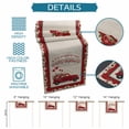 thumbnail image 6 of Valentine's Day Table Runner 120 Inches Long Farmhouse Dress Scarves, Red Truck Love Heart Roses Romantic Rustic Dining Tablerunner for Coffee Table/Kitchen Island/Party Décor, 13" x 120", 6 of 8