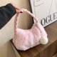 thumbnail image 1 of Bolso Hobo de piel sintética para mujer, miniBolso informal de color sólido, regalos versátiles para amigos, 1 of 6