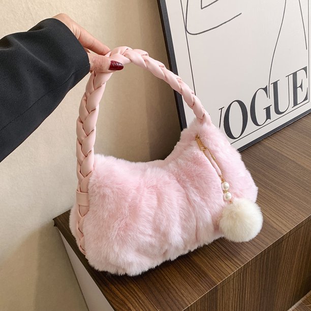 Bolso Hobo de piel sintética para mujer, miniBolso informal de color sólido, regalos versátiles para amigos
