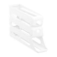 thumbnail image 2 of Ovzne Photo Storage Box Storage Box 4 Tiers Eggs For Fridge Auto Rolling Fridge Eggs Organizer Space-Saving Eggs Dispenser 30 Eggs Fridge Eggs Rack Large Capacity Eggs Dispenser Makeup Bag Storage Ba, 2 of 5