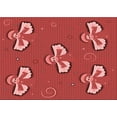 thumbnail image 1 of Ahgly Company Machine Washable Indoor Rectangle Transitional Red Area Rugs, 5' x 7', 1 of 7