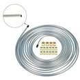 thumbnail image 5 of LABLT 1/4 OD 25ft Coil Roll & 16 Tube Nut Fittings Brake Line Tubing Kit Zinc Steel Car, 5 of 7