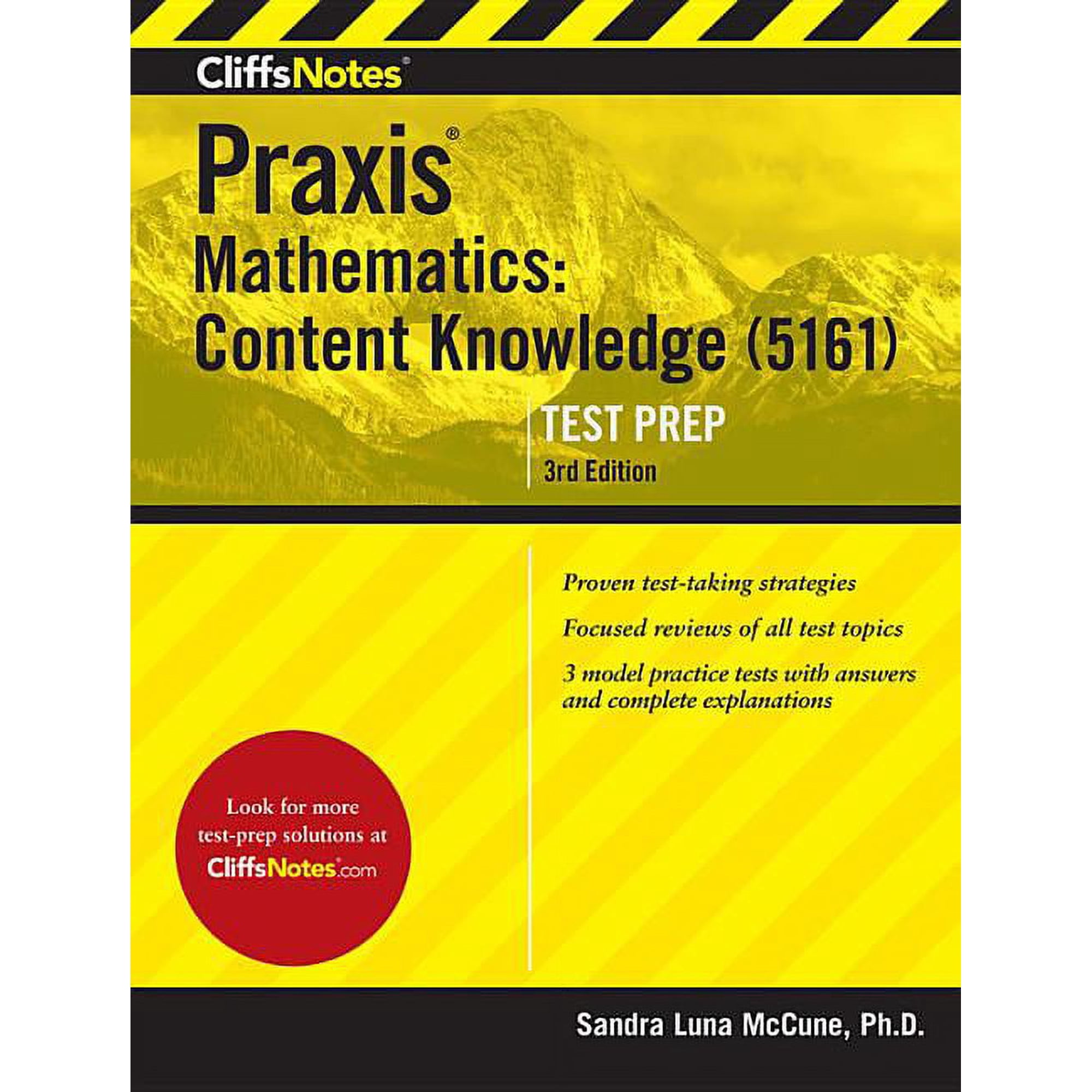 Cliffsnotes Test Prep CliffsNotes Praxis Mathematics: Content Knowledge (5161), (Paperback)