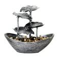 thumbnail image 1 of Fuente de agua de mesa Feng Shui Meditación Relajación Decoración del dormitorio Manualidades Plata, 1 of 9