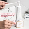 thumbnail image 4 of Toothpaste Squeezer, Manual Dispenser, Stainless Steel Material, Compact Design, For Bathroom, Easy Application, Wall Mountable Hook, Travel-Friendly, Durable Construction, Modern Style, Akmoler, 4 of 7