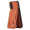 thumbnail image 3 of Carbon Fiber Texture PU+TPU Cover For Sony Xperia 1 V RFID Blocking Card Holder Kickstand Phone Case, 3 of 4