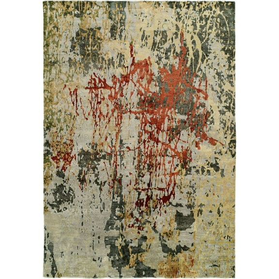 Kalaty Juno Area Rug JN-076 Contemporary Multi, Multi, 2' x 10'