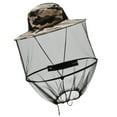 thumbnail image 1 of Qarigey Sombrero de malla de poliéster multicolor, suministros de pesca antimosquitos, protección completa, diseño plegable, gorra de red, Sombreros carta beige, 1 of 6