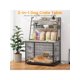 thumbnail image 2 of Qinaqin cm de Profundidadog Crate Furniture Anchoith Almacenamiento Shelves And Removable Tray. Profundidadouble Profundidadoors Kennel Two Ajustable, 2 of 6