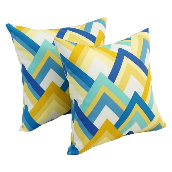 17-inch Square Polyester Outdoor Throw Pillows (Set of 2) 9910-S2-OD-184