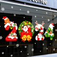 thumbnail image 2 of Pegatinas navideñas para ventana de Año Nuevo, decoración navideña para el hogar, cafetería, Bar, habitación de niños, calcomanías de pared, pegatina para fiesta de Navidad, 2024, 2 of 4