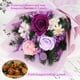 thumbnail image 3 of Ramo de flores preservadas TYL&TYS Real Roses, 13.5 pulgadas, color morado, 3 of 7